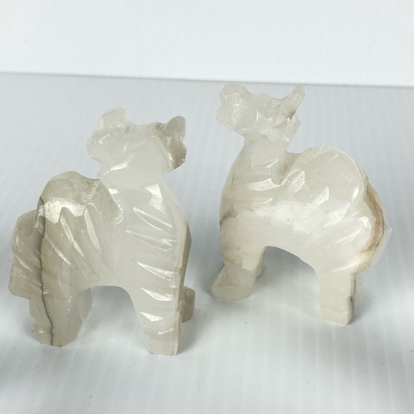 Soap Stone Animal Carvings 10 piece LOT Camels Dogs Elephants - Picture 3 of 10